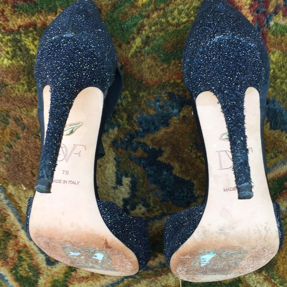 DVF Glitter Heels - Picture 5 of 5